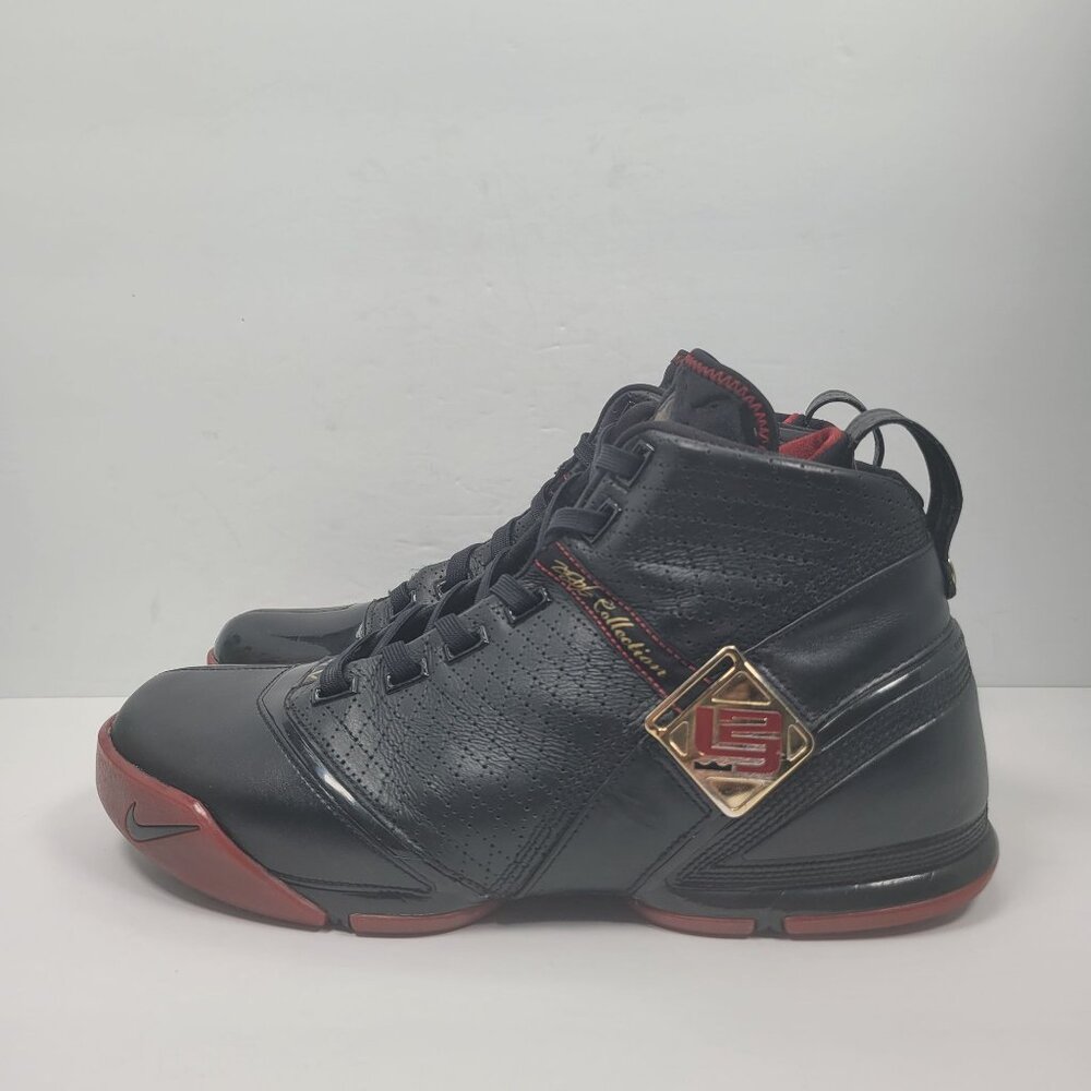 Nike Zoom LeBron 5 2007 Men's Black Varsity Crimson Shoes 317253-001 US Size 11 - Picture 2 of 9